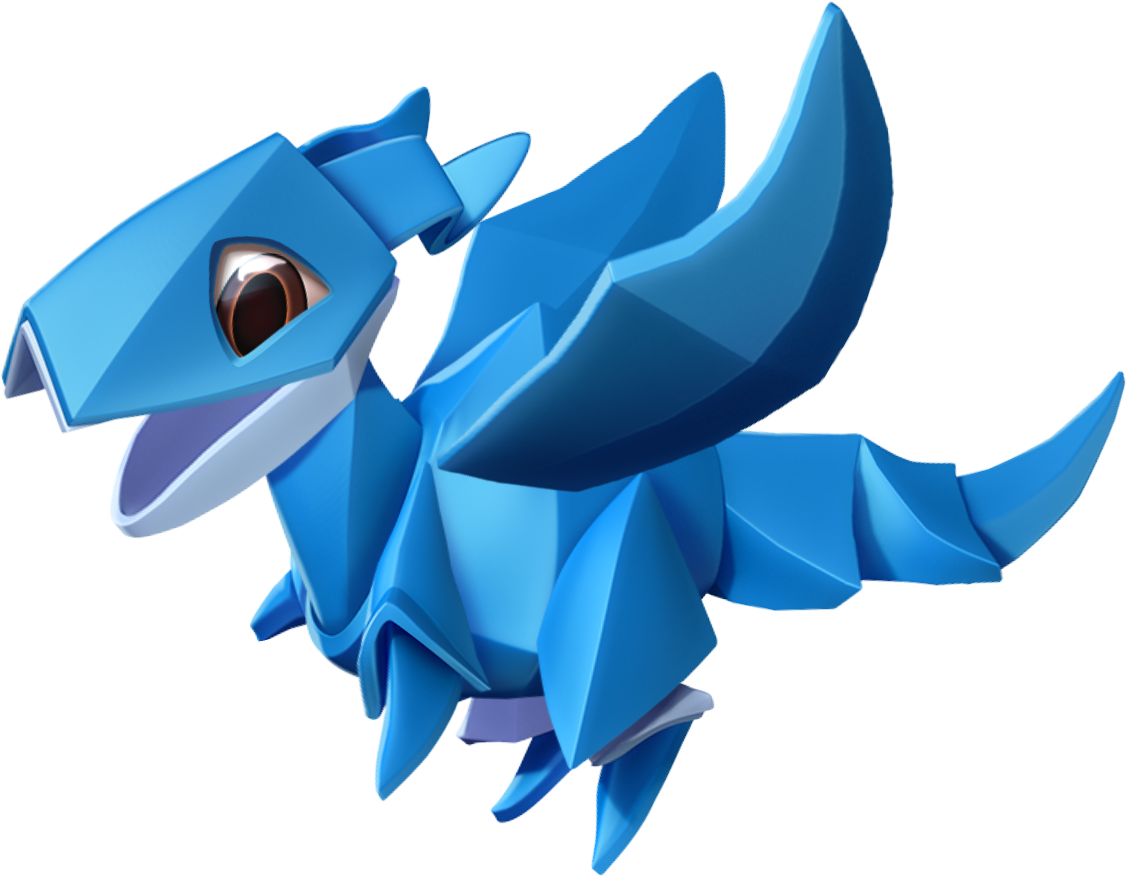 Origami Dragon (1127x877), Png Download