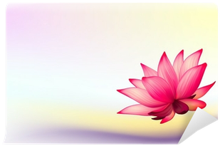 Vector Photo-realistic Lotus Flower On Abstract Background - Sacred Lotus (400x400), Png Download