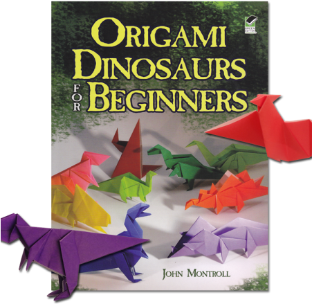 “origami 365” Book - Origami Dinosaurs For Beginners (dover Origami Papercraft) (450x450), Png Download