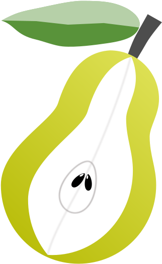 How To Set Use Peer Fruit Clipart (637x900), Png Download