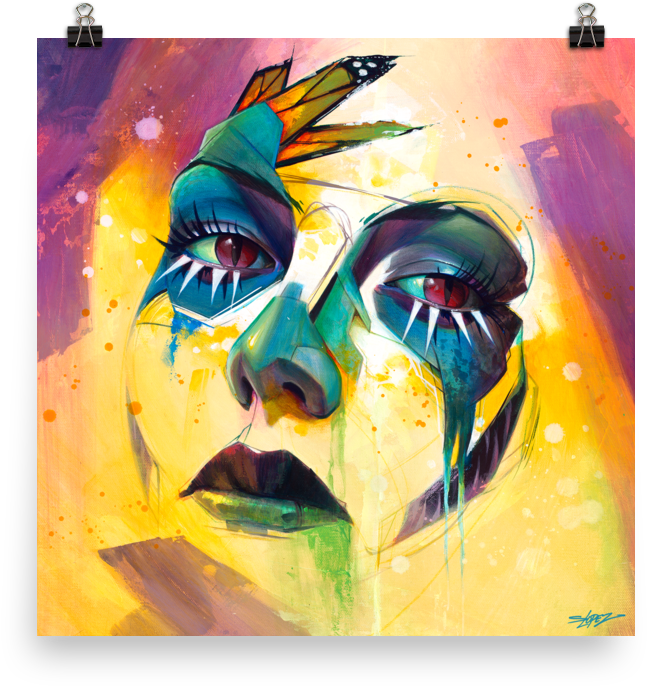 'vitrol' Print - ' - Modern Art (1000x1000), Png Download