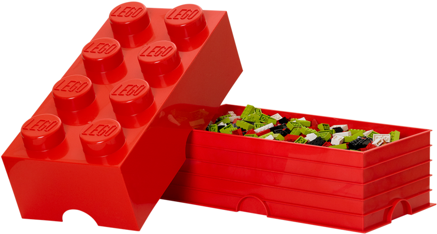 Lego Storage Brick 8 (1000x1000), Png Download