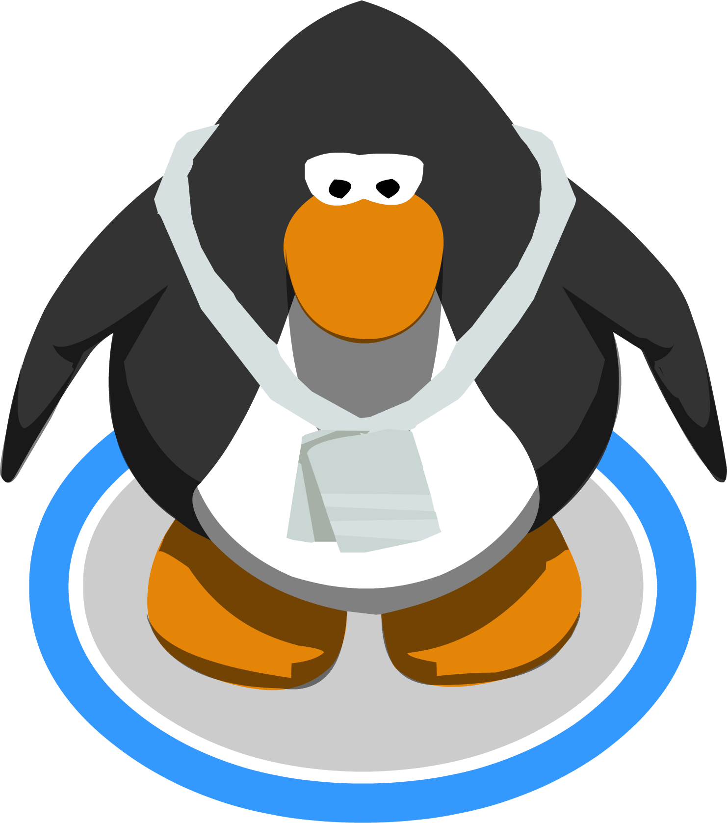 Dog Tags Ig - Red Penguin Club Penguin (1482x1677), Png Download