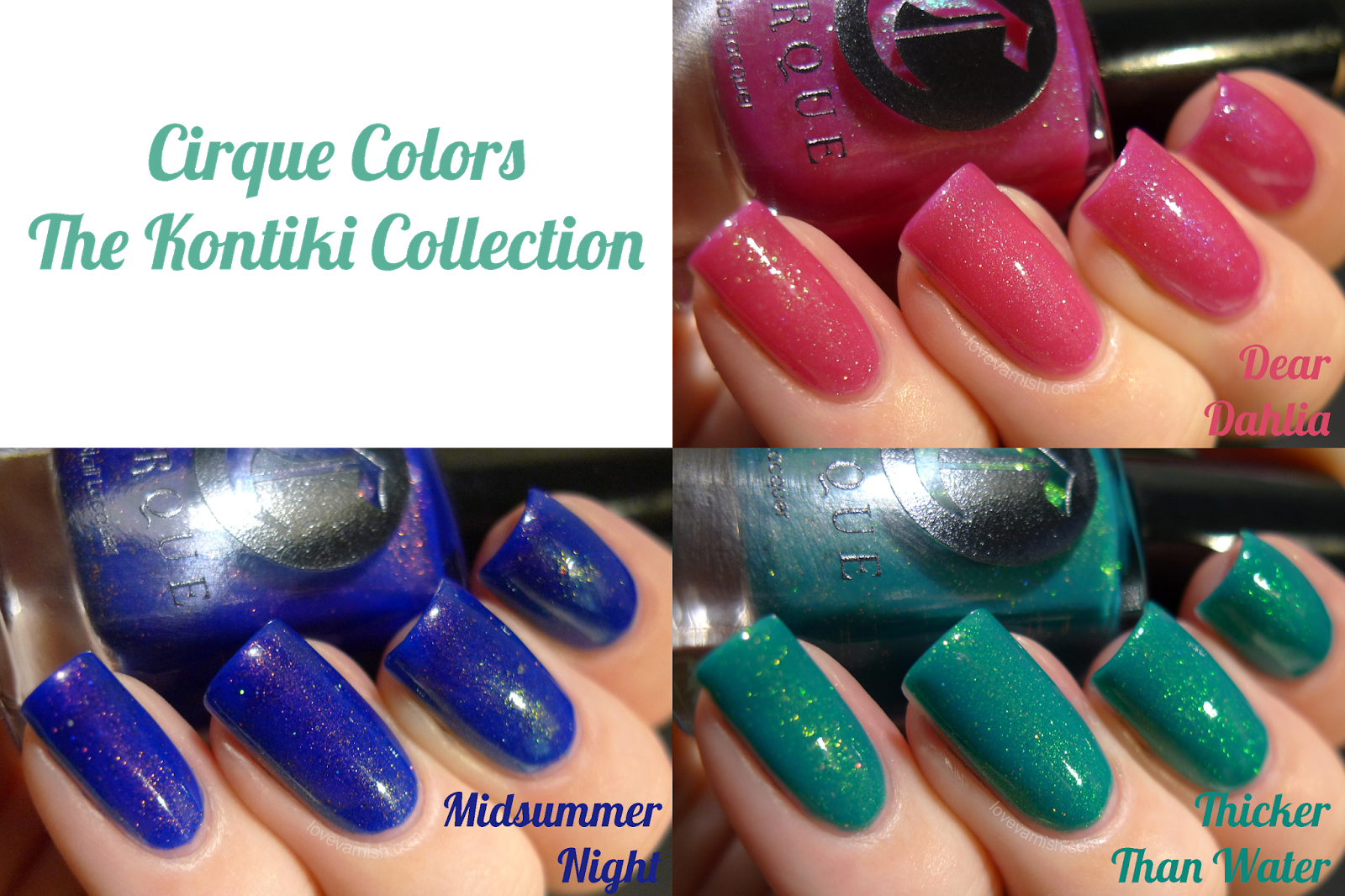Cirque Colors The Kontiki Collection Collage - Gourmet Farmer Deli Book (1600x1066), Png Download