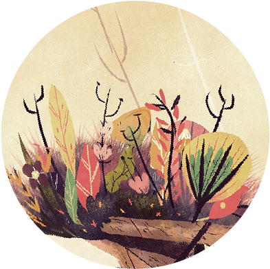 Illustration For The Iberoamerican Magazine "la Cabeza" - Cyclamen (550x421), Png Download