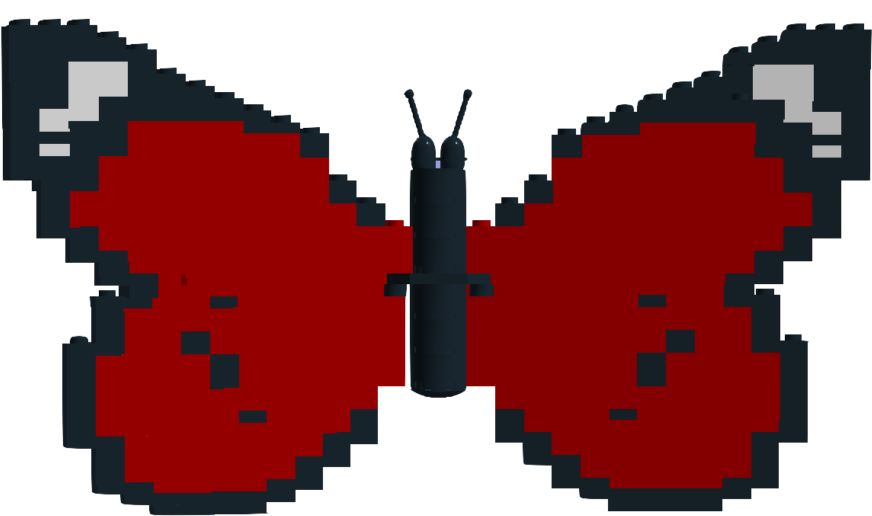 Lego Butterfly - Butterfly (1000x567), Png Download