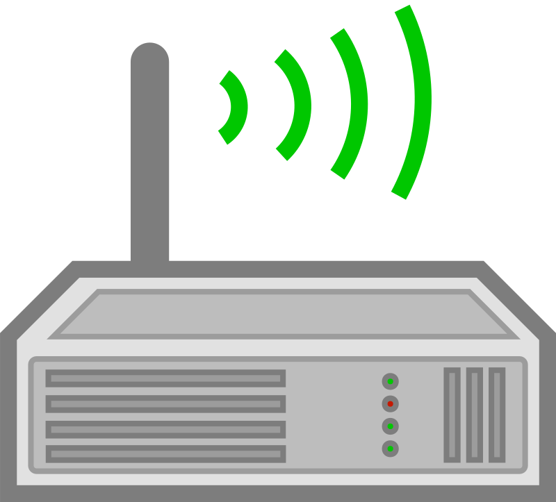 Wireless Router Medium Image Png - Router Clipart (800x723), Png Download