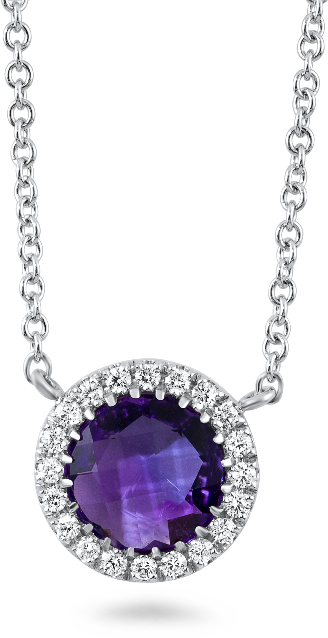 Amethyst Necklace Png - 24 Carat Diamond Necklace (2200x2200), Png Download