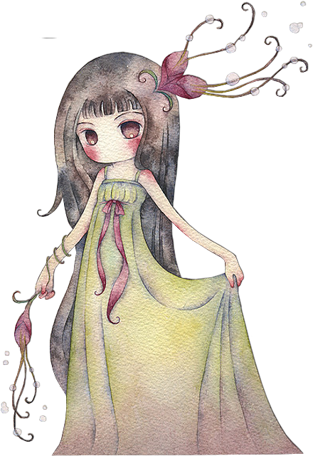 Clipart ✿ Juri Ueda - Drawing (481x700), Png Download