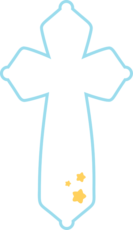 Pin By Paola Vega On Bautismo - Cruz Para Bautizo Png (434x750), Png Download