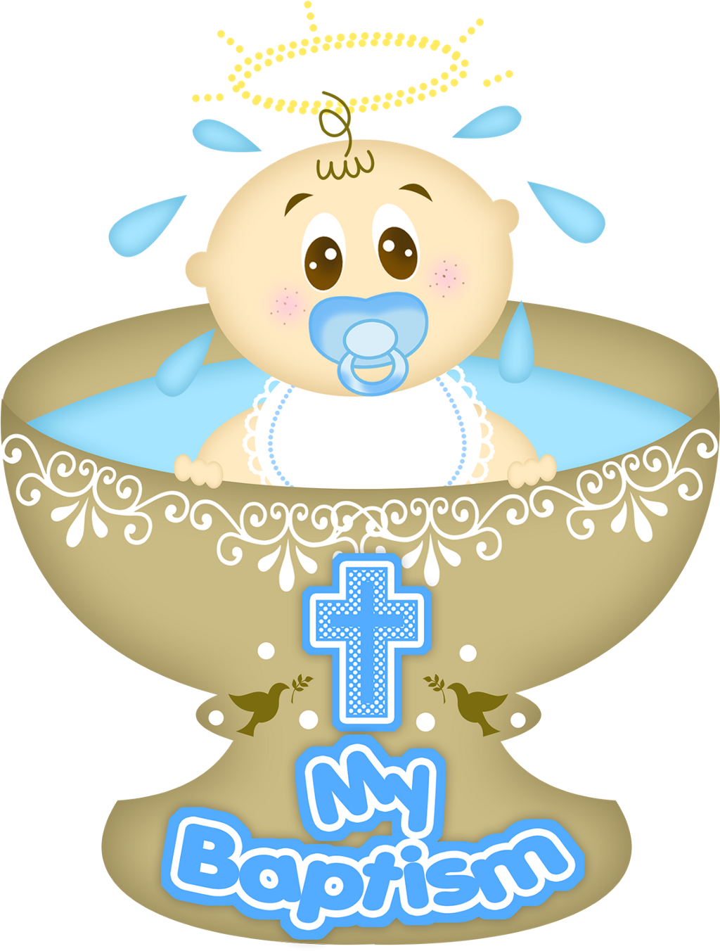 Dibujos De Bautizo Animados (1024x1352), Png Download
