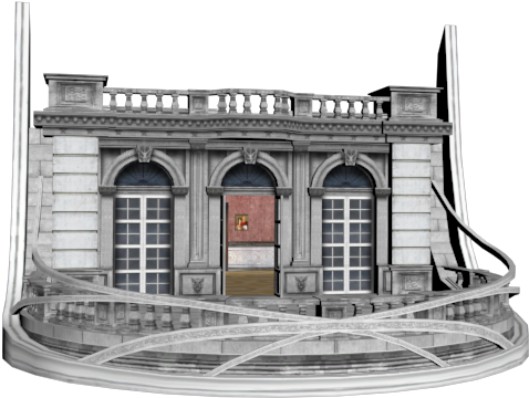 Soleanna New Castle Balcony - Sonic 06 Soleanna Castle (640x480), Png Download