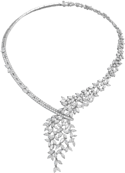 Marquise Diamond Necklace - Jewelry Marquise Model Diamond (640x640), Png Download