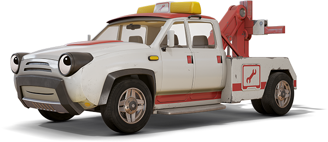 Alfred - Bob The Builder Tow Truck (873x687), Png Download