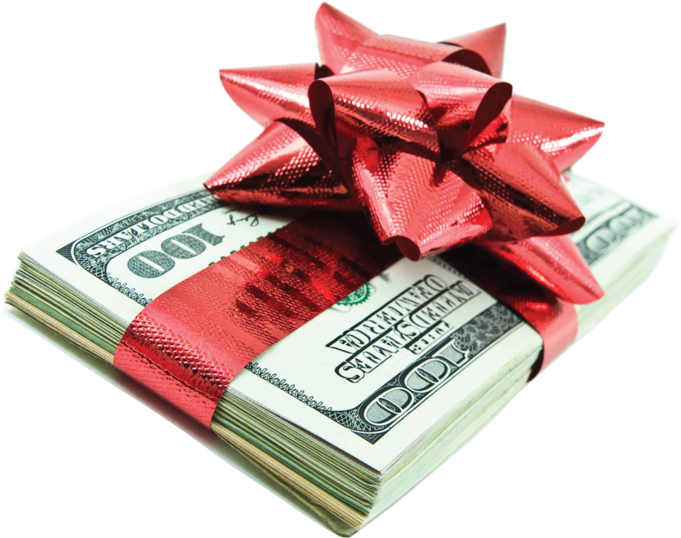 Regalos Económicos Para Quinceañeras - Money Christmas (1024x768), Png Download
