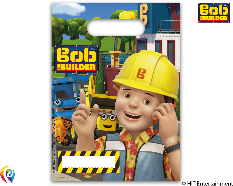 Bob The Builder Lootbags - Kit Festa Bob Aggiustatutto (1000x800), Png Download