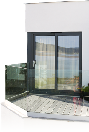 Transform Your Living Space With A Beautiful Bespoke - Glass Balcony Png Transparent (298x444), Png Download