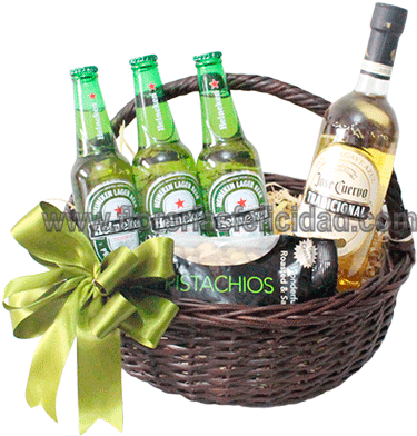 Canasta De Regalo Para Hombres - Canasta De Regalo Para Hombre (540x490), Png Download