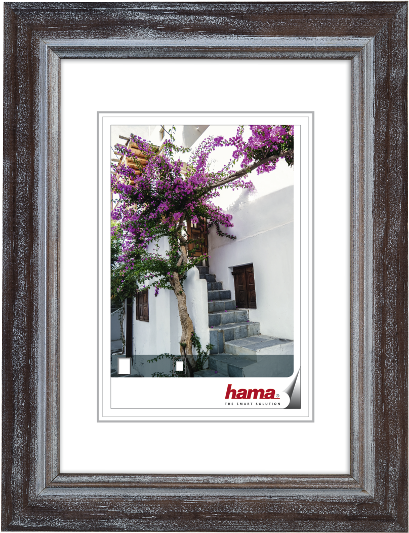 "rhodes" Wooden Frame, Brown, 15 X 20 Cm - Hama Holzrahmen Rhodos, Braun, 40 X 50 Cm (1100x1100), Png Download
