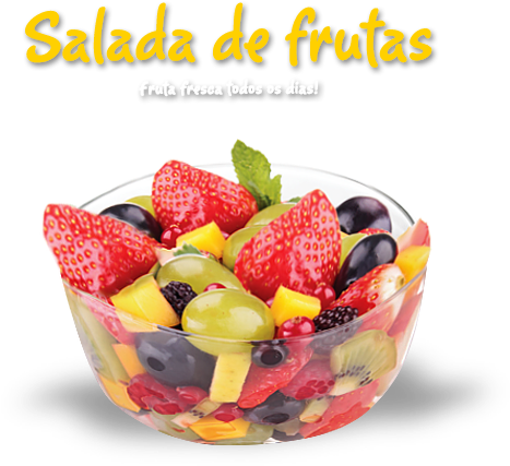 Salada Frutas - Fruit Salad (800x532), Png Download