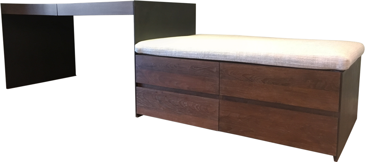 Viyet - Designer Furniture - Office - Custom Rustic - Bed Frame (1200x1200), Png Download