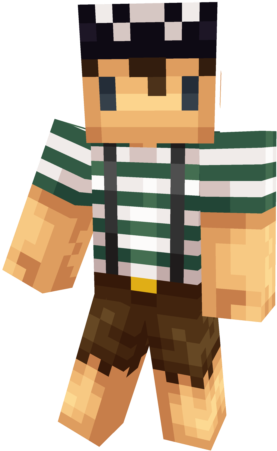 Minecraft Bob The Builder Skin Download - Minecraft Pirate Skin (640x640), Png Download