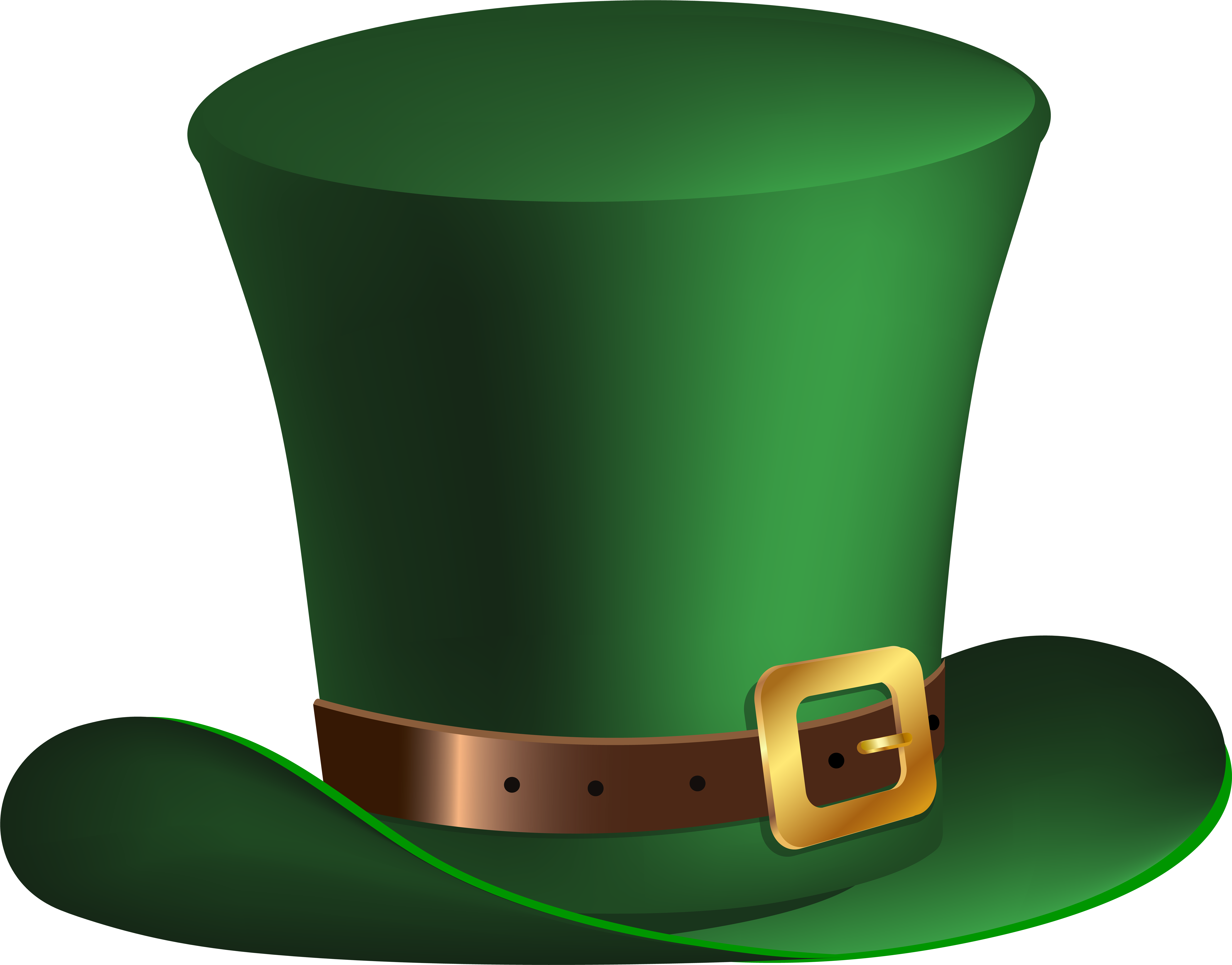 Download St Patrick Day Green Leprechaun Hat Png Clip Art Full Size Png Image Pngkit