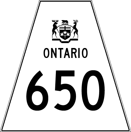 Ontario Highway 650 - Highway 502 Ontario (448x451), Png Download