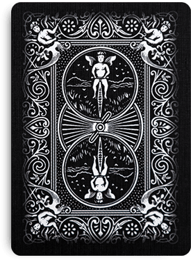 Playing Cards - Black Bicycle Playing Cards (412x412), Png Download