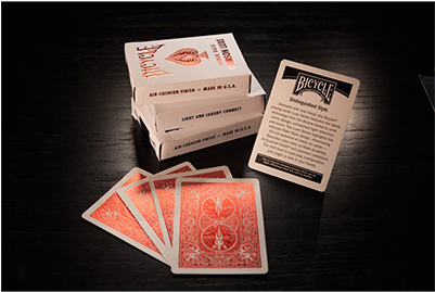 Rider Back Metalluxe Playing Cards - Bicycle Metal Luxe Playing Cards, Crimson (400x400), Png Download