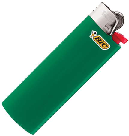 Moodboard Lighter Green Aesthetic Niche Png Freetoedit - Bic Lighter , 4 Pack Assorted Colors, Full Size (380x402), Png Download