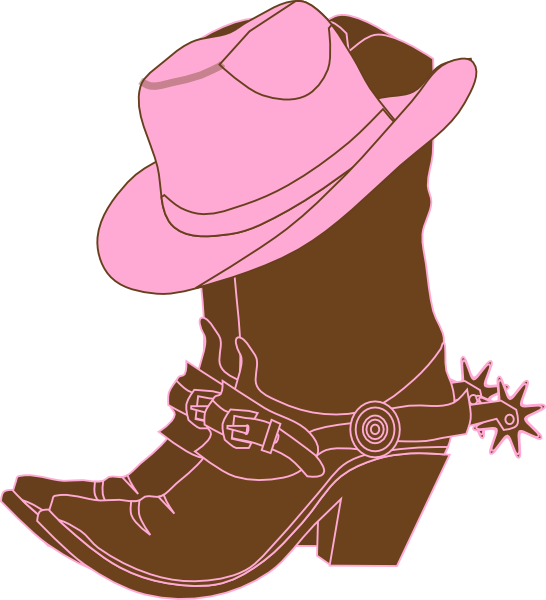 Lighter Brown Cowgirl Boots Svg Clip Arts 546 X 600 (546x600), Png Download
