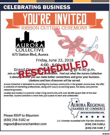 Rescheduled Ribbon Cutting & Grand Opening - Aurora (374x461), Png Download