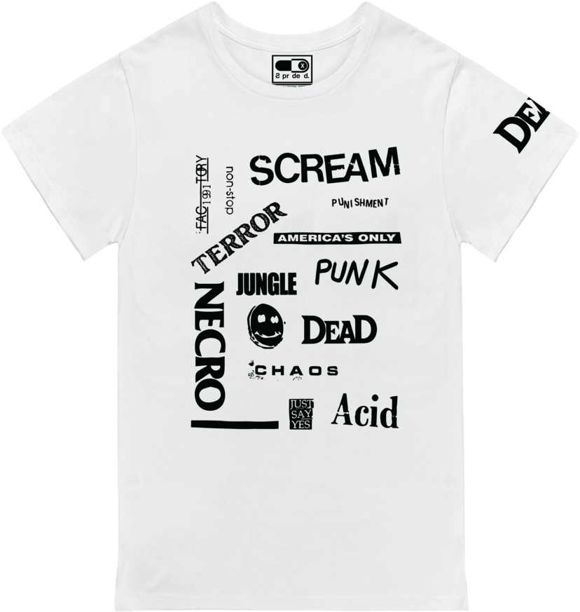 Superdead "scream" Tee (1000x1000), Png Download