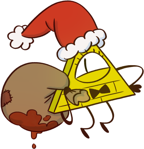 Santa Hat Clipart Outline Png - Christmas Fashion Travel Bag One Size (500x511), Png Download