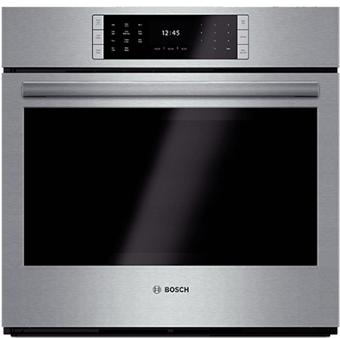 30" Single Wall Oven, Hbl8451uc, Stainless Steel - Bosch 500 Series 27" 1.6 Cu. Ft. Built-in Microwave (435x515), Png Download