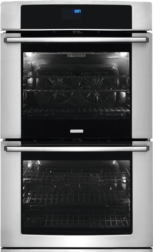 30'' Electric Double Wall Oven With Wave-touch® Controls - Electrolux Ew30ew65ps 30 Inch Electric Double Wall (632x650), Png Download
