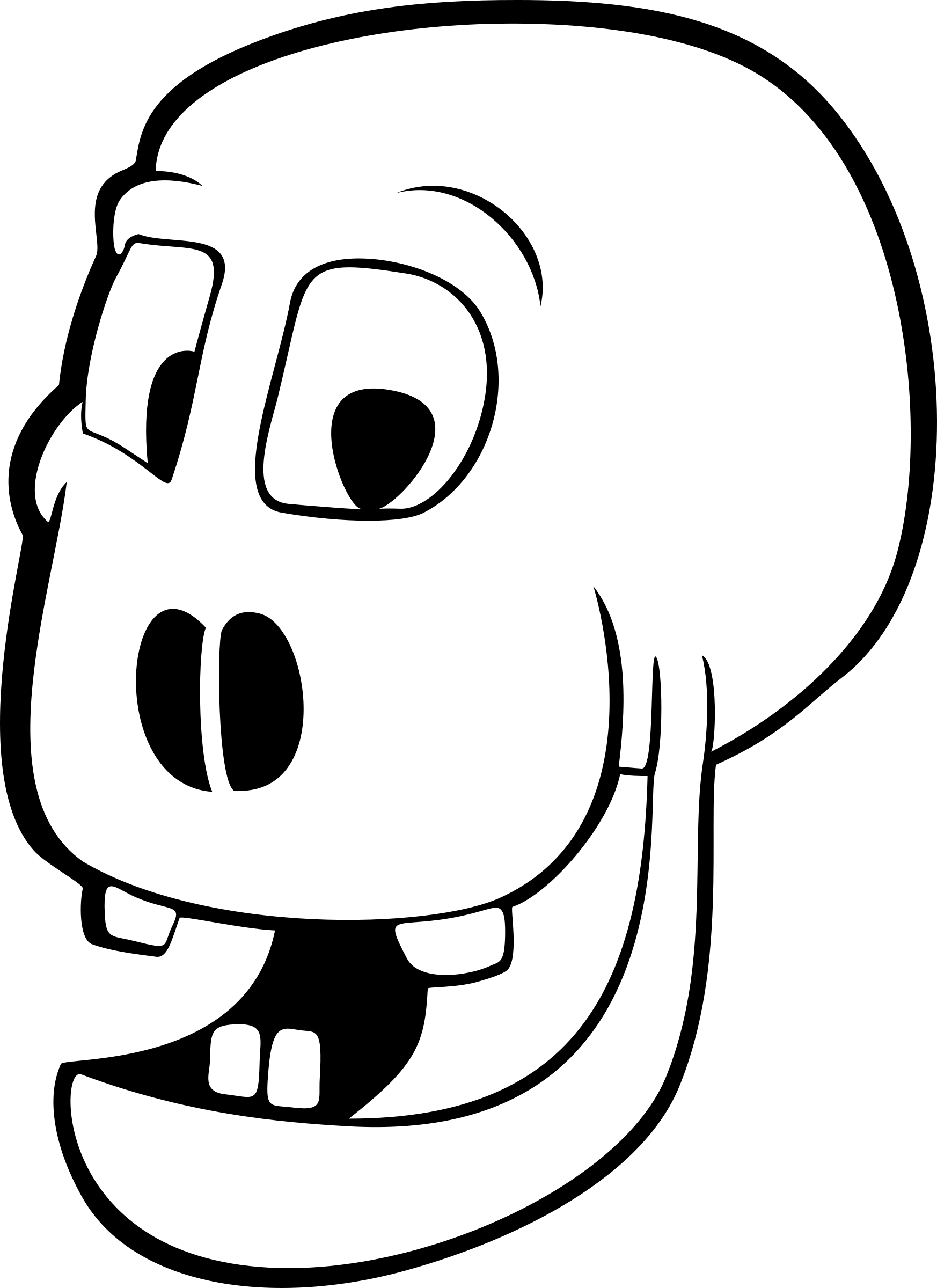 This Free Icons Png Design Of Skull Cartoon (1746x2400), Png Download