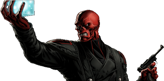 Red Skull - Marvel Red Skull No Background (558x270), Png Download