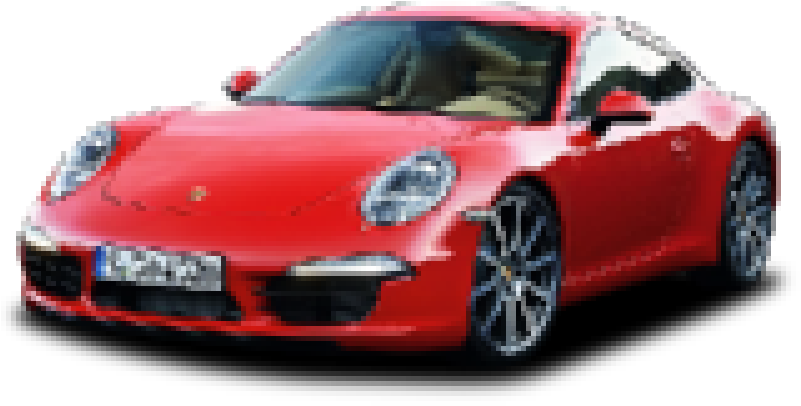 Pixel-car - Porsche 911 Red Png (800x510), Png Download