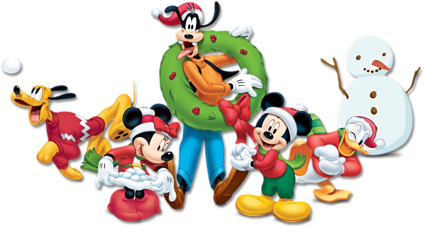 Christmas Mickey Png Clipart Freeuse Download - Christmas Profile Pictures For Whatsapp (1504x927), Png Download