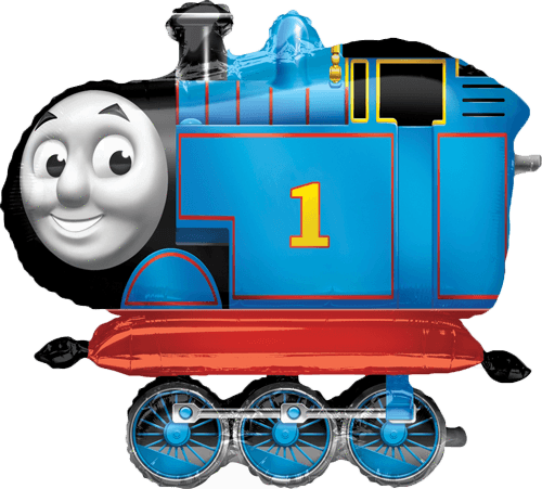 Thomas The Train Balloon (500x451), Png Download