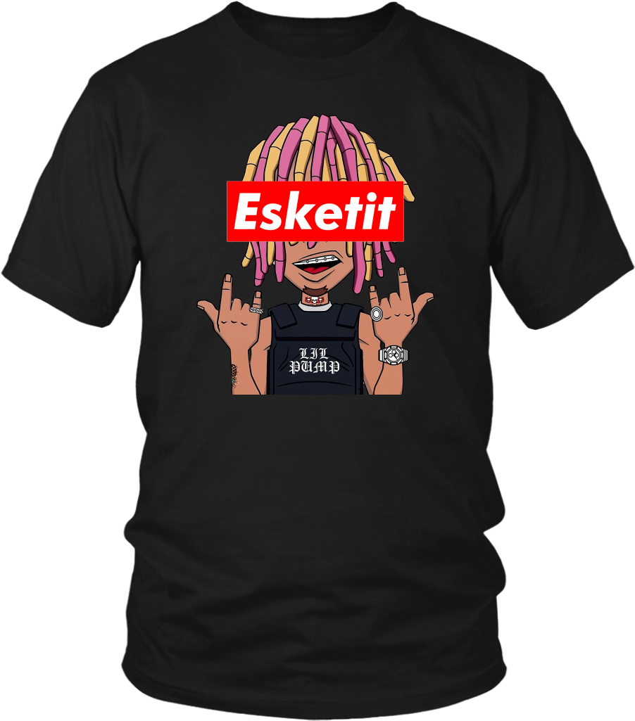 Lil Pump Cartoon Esskeetit T Shirt - Lil Pump D Rose (1024x1024), Png Download
