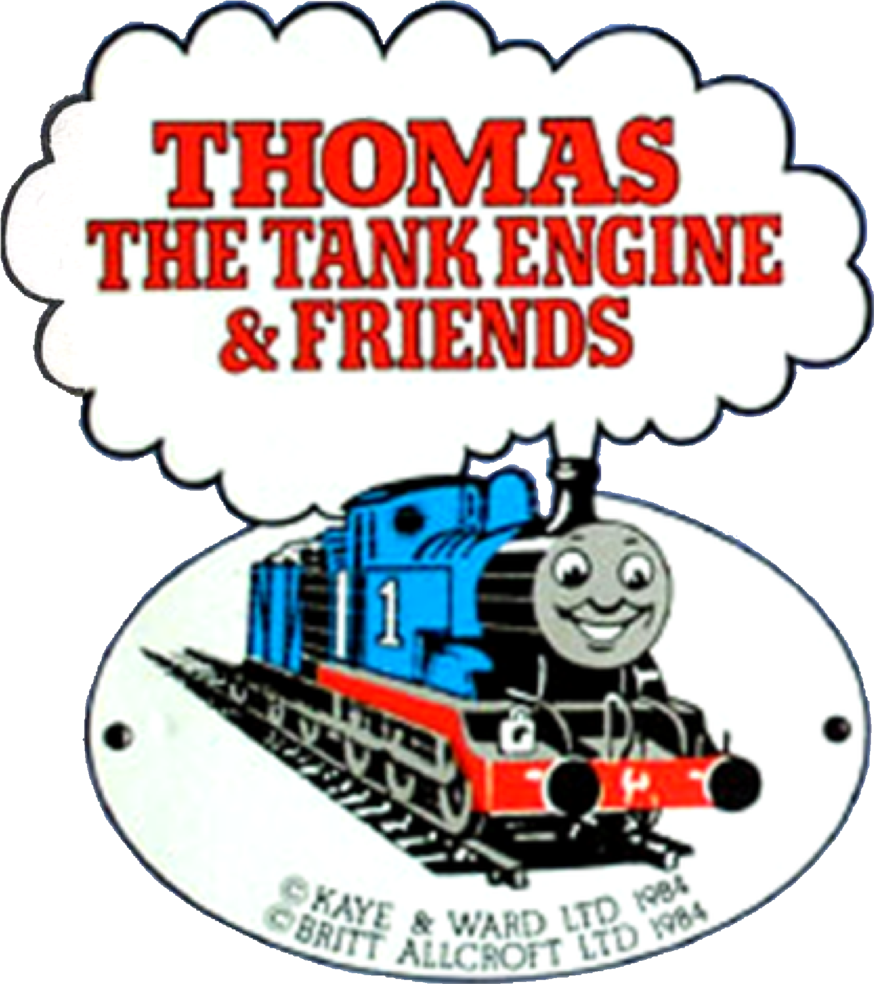 Thomas The Tank Engine And Friends Logo (1822x2048), Png Download