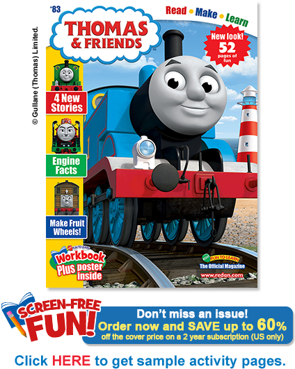 Thomas & Friends Magazine - Thomas And Friends 2018 Magazine (450x555), Png Download