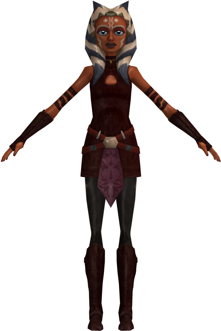 Pin By Brittany Kapjon On Gmod And Sfm - Ahsoka Tano S3 5 (736x1085), Png Download