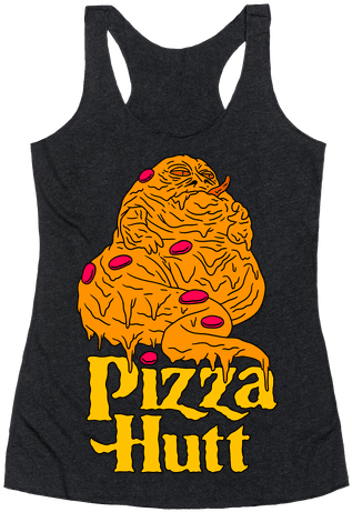 Pizza Hutt Racerback Tank Top - Not All Who Wander Are Lost T Shirt (484x484), Png Download
