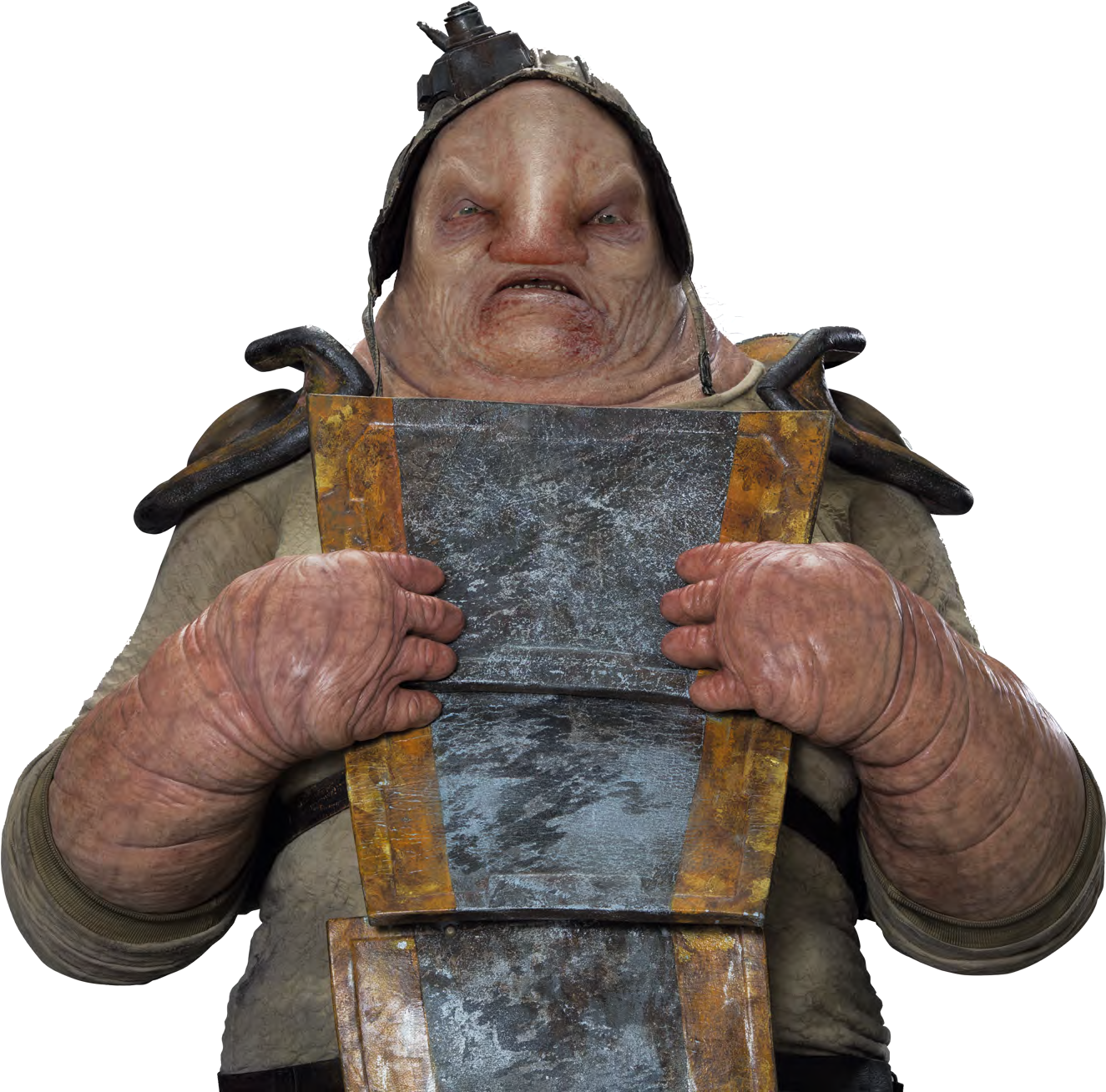 Unkar Plutt - Force Awakens Junk Dealer (1384x1338), Png Download
