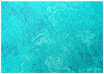 Aqua Turquoise Tropical Beach Water Waves Pattern Poster - Underwater (400x400), Png Download