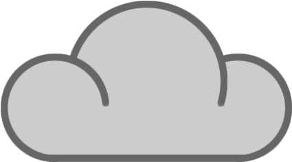 Cloudy - Weather Icons Github (500x500), Png Download